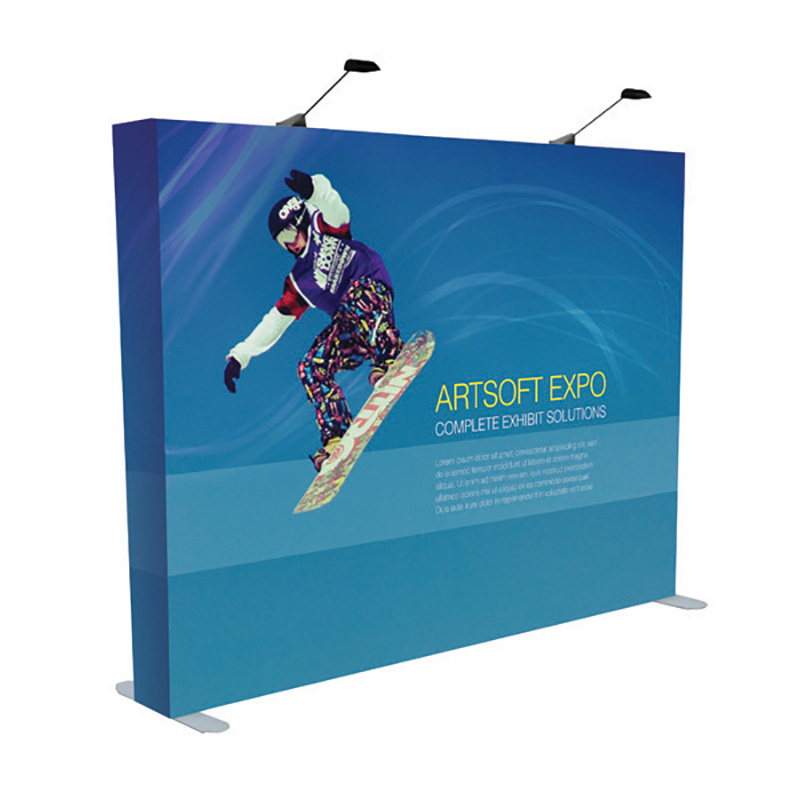 10ft Straight Fabric Popup – Artsoft Expo Solutions Inc.